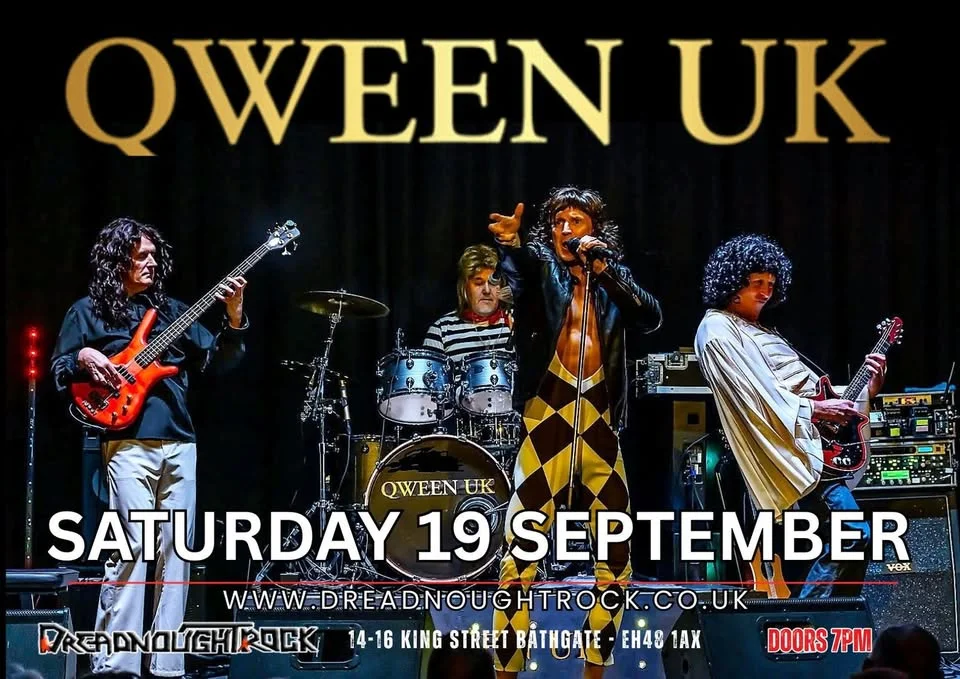 QWEEN UK - The Premier UK Queen Tribute are back at Dreadnoughtrock Bathgate