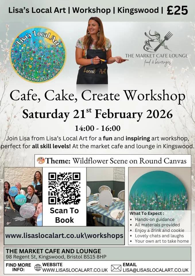 Cafe, Cake, Create your own canvas
