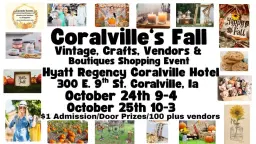 Coralville's Craft, Vendors, Boutique and More Shopping Event