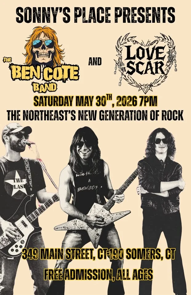 The Ben Cote Band and Love Scar in Connecticut!