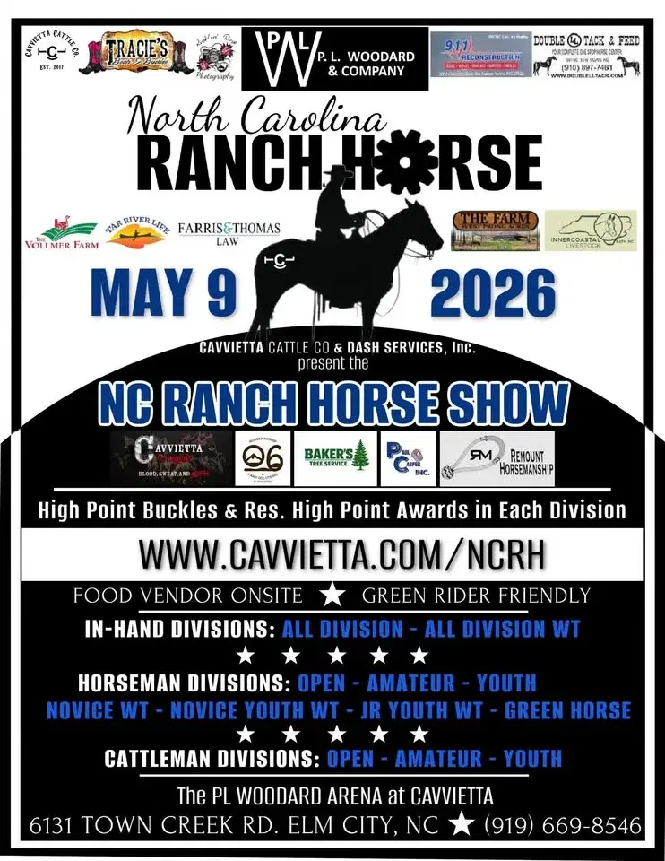 NC Ranch Horse Buckle Show