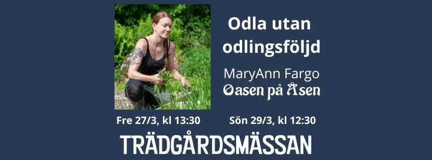 Odla utan odlingsföljd - Föreläsning på Nordiska trädgårdar