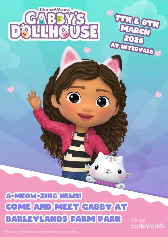 Gabby's Dollhouse @ Barleylands Farm Park 7th & 8th March Billericay, Essex
