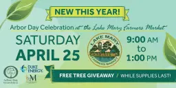 Park Party at the Farmers Market - Arbor Day Tree Giveaway - Presented by Duke Energy