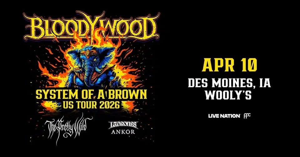 Bloodywood with The Pretty Wild, Ladrones, & Ankor at Wooly's
