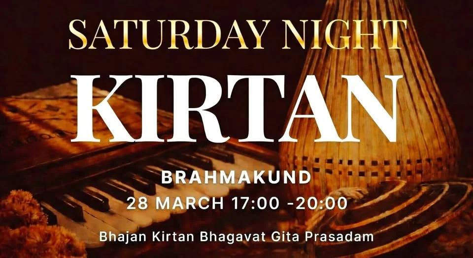 SATURDAY NIGHT KIRTAN