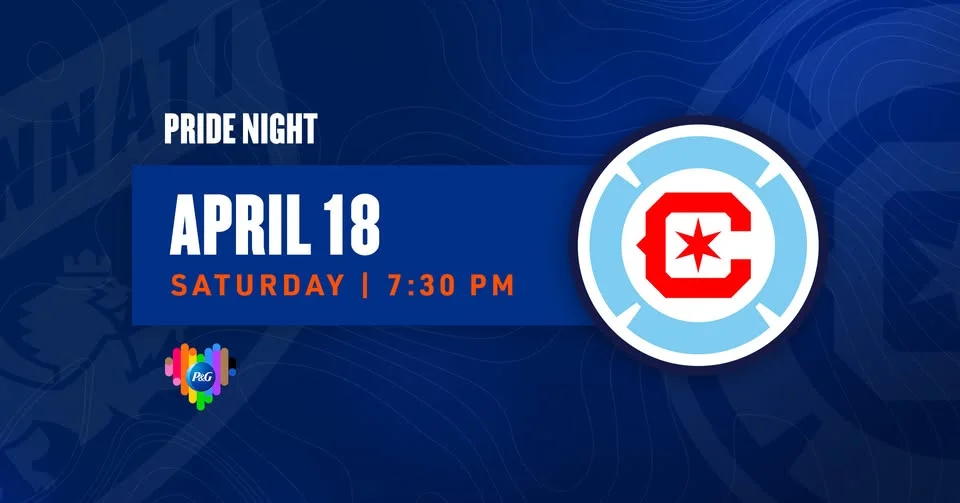 Pride Night at FC Cincinnati (vs. Chicago Fire FC)