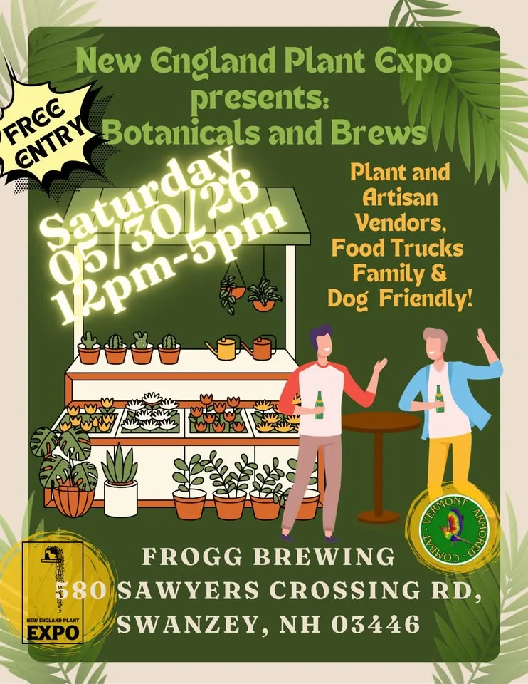Botanicals and Brews at Frogg Brewing- Swanzey, NH