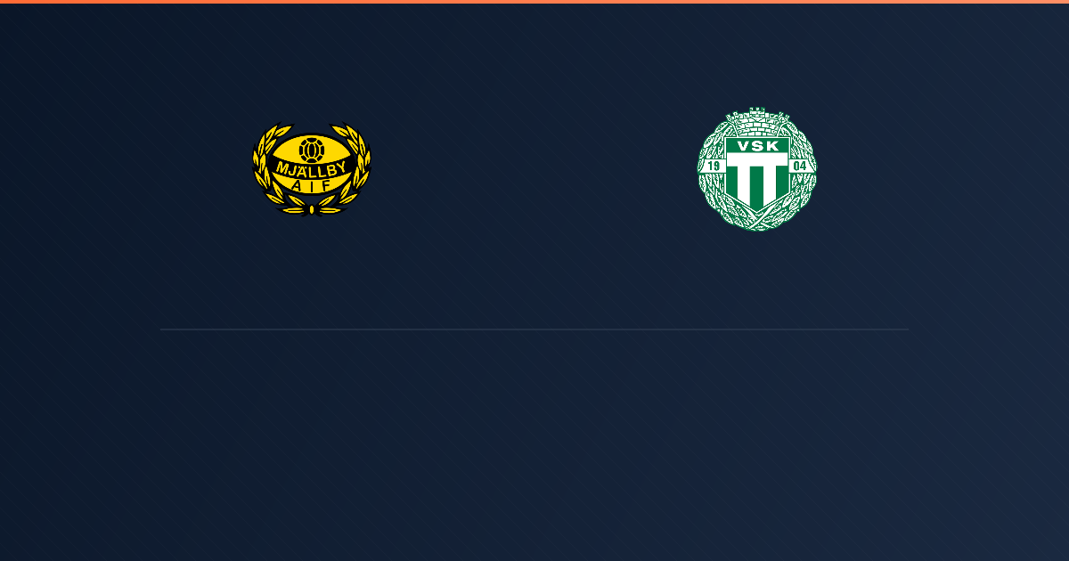 Mjällby vs Västerås