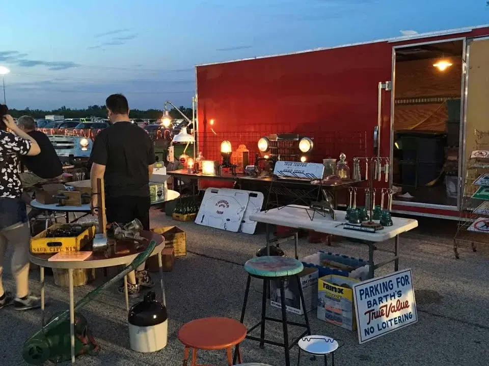 Woodstock Illinois Late Night Flea Market Festival