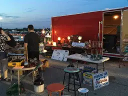 Woodstock Illinois Late Night Flea Market Festival