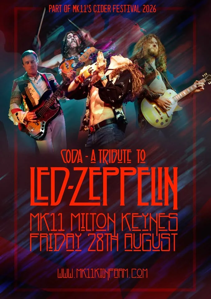 CODA - The Ultimate Led Zeppelin Tribute / MK11 Milton Keynes / Friday 28th August