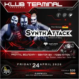 SYNTHATTACK - FRONTAL BOUNDARY - SEKTOR SIX - NOIZE NATION Live in SANTA ANA CA. 04.24..2026