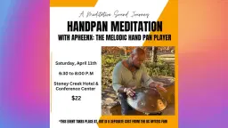 Handpan Meditation with Apheenx the Melodic Handpan Player