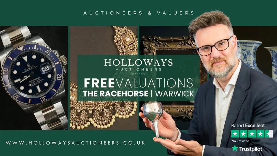 Warwick Valuation Day: FREE Gold, Silver, Jewellery, Watches & Antique Valuations at The Racehorse