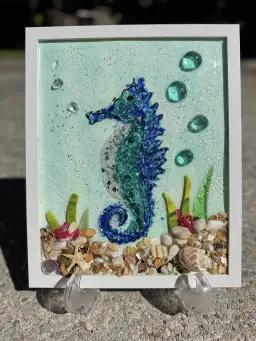 Glass & Resin Seahorse Art Workshop