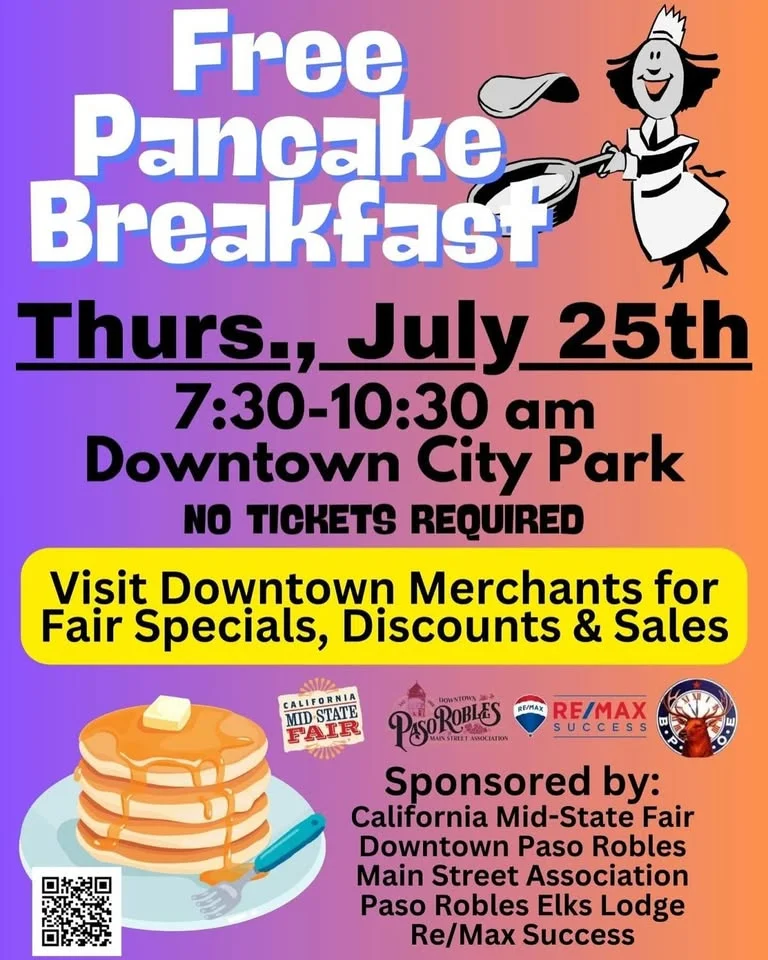 FREE PANCAKE BREAKFAST ALERT!
