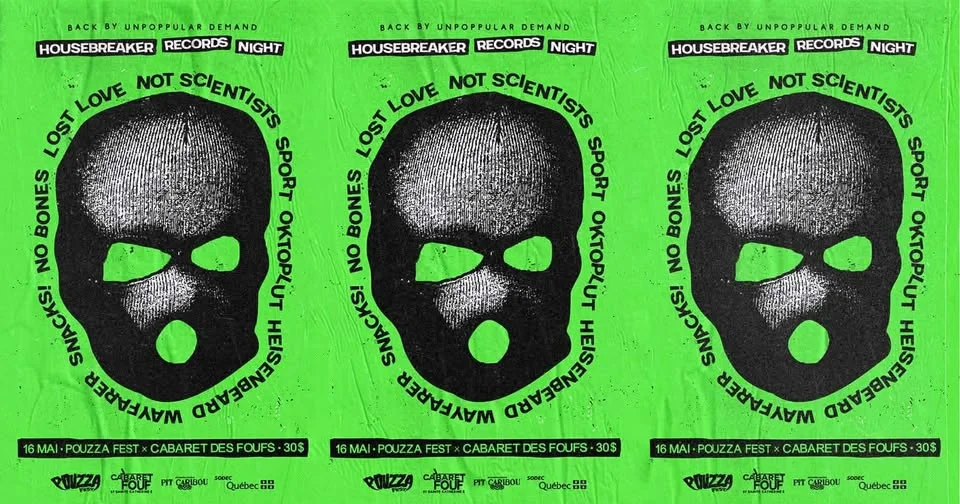 Pouzza 14: La soirée Housebreaker Records // Housebreaker Records Night!