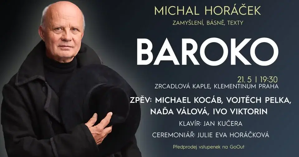 Baroko: Michal Horáček & hosté - 21.5.2026 Zrcadlová kaple Klementina
