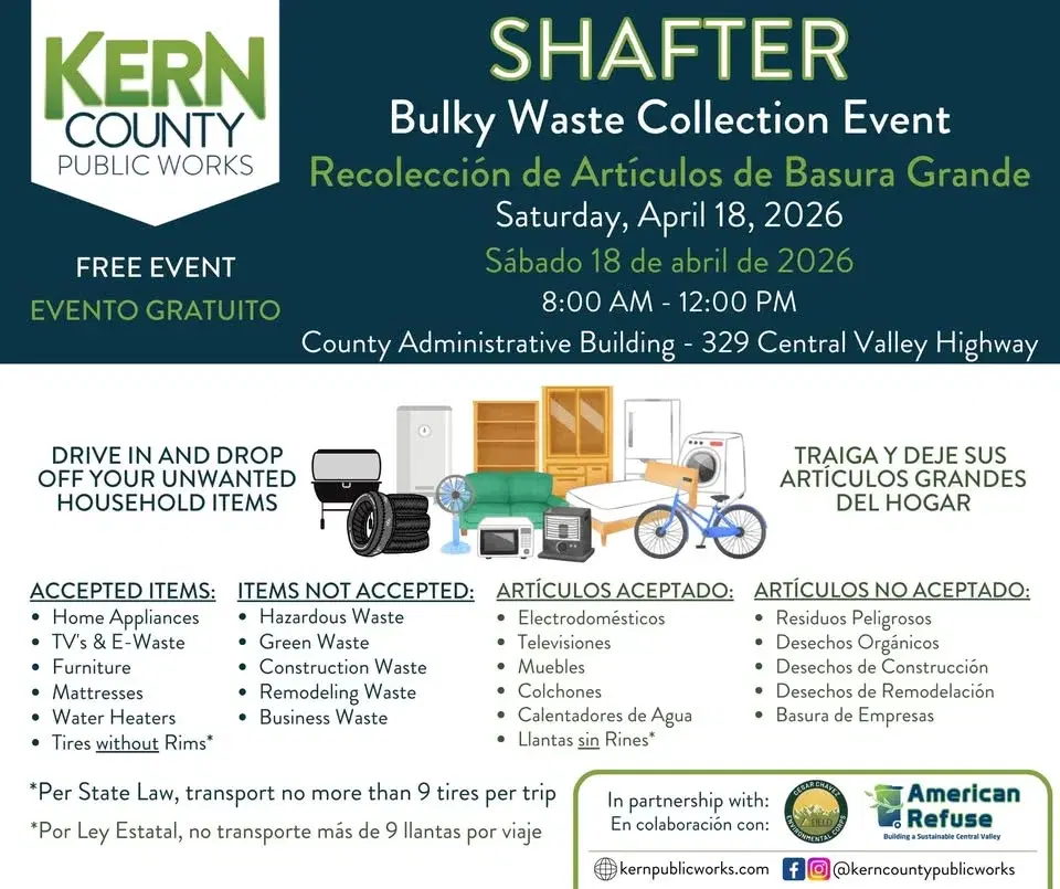Shafter Bulky Waste Collection Event