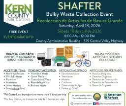 Shafter Bulky Waste Collection Event