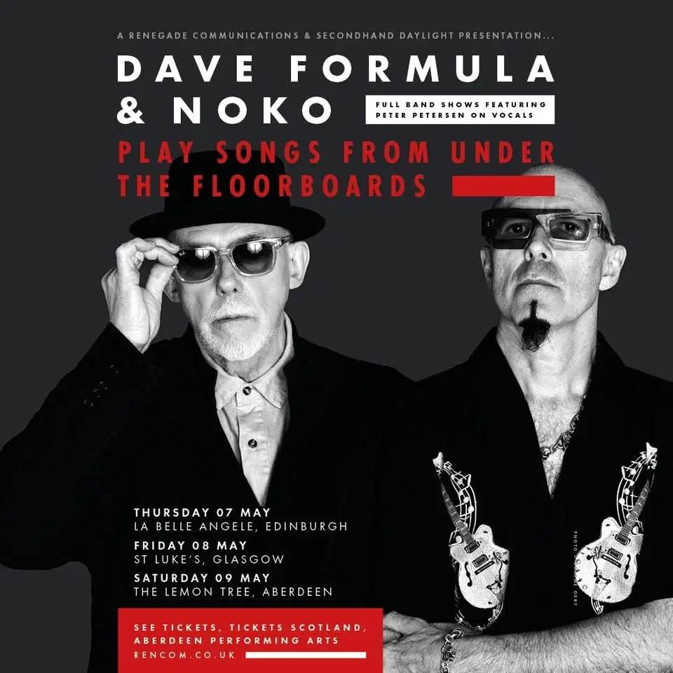 Dave Formula & Noko Play Songs From Under The Floorboards / La Belle Angele / Edinburgh / 07.05.26