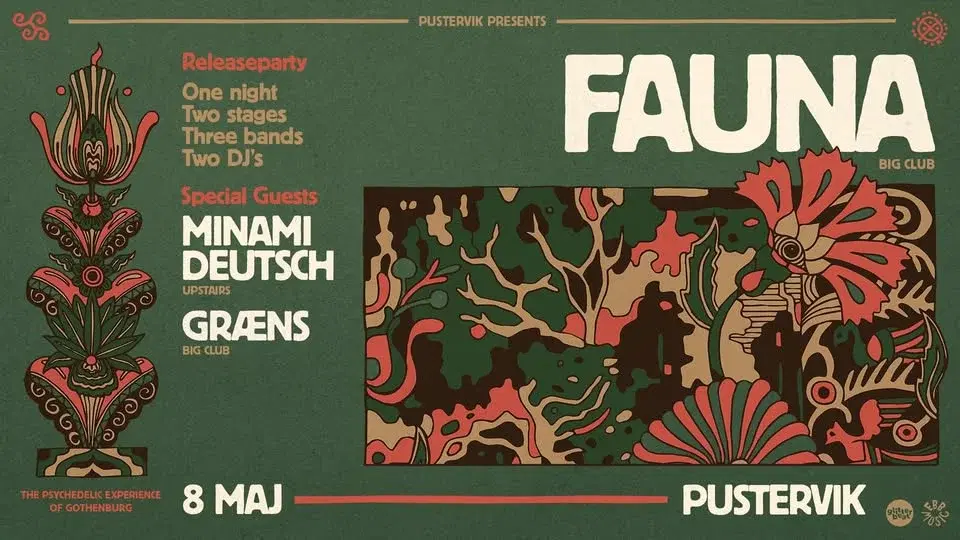 FAUNA + Minami Deutsch + Græns | Pustervik