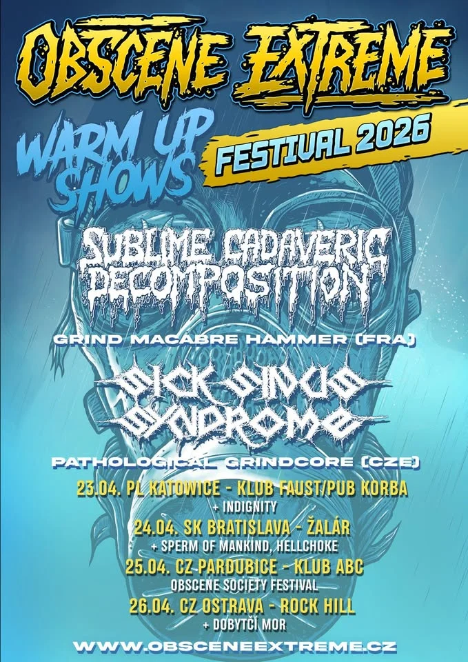 Obscene Extreme warm up (Flesh) party in Bratislava