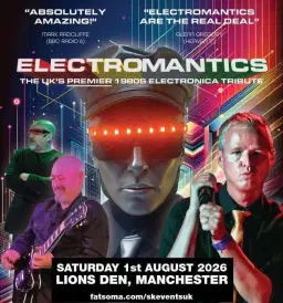 Electromantics - 80's Electro Tribute Band - Lions Den, Manchester