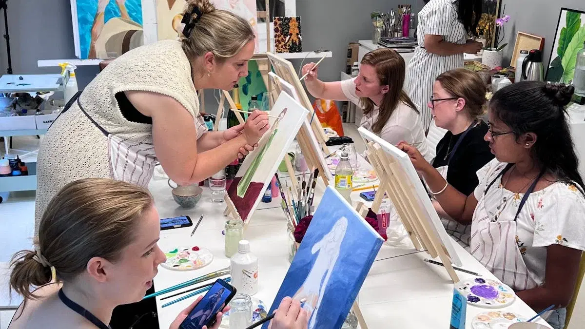 'Stranger Things' Sip & Paint