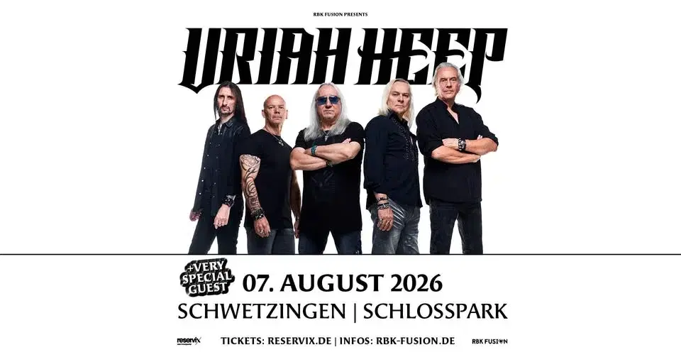 Uriah Heep - The Magician's Farewell - Open Air 2026 - plus very special guest | Schwetzingen