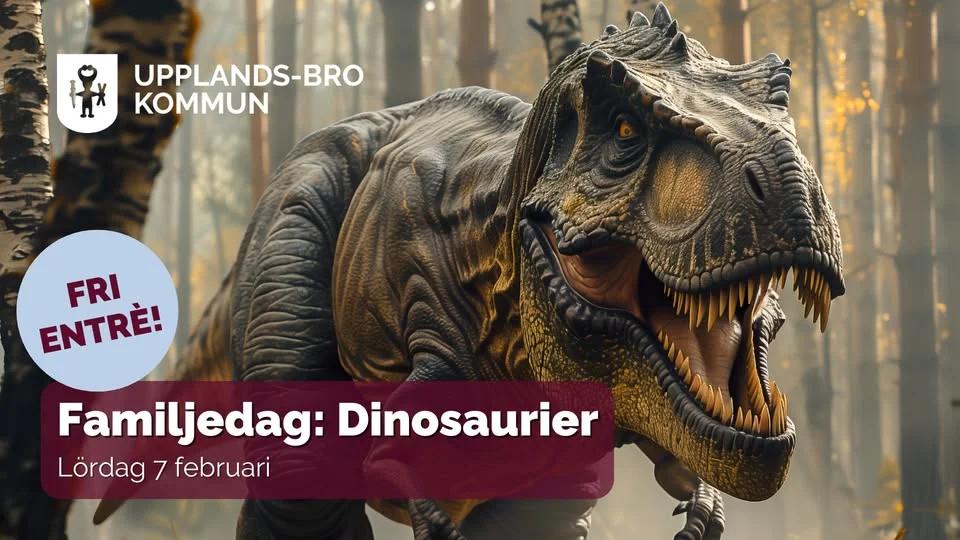 Familjedag: Dinosuarier