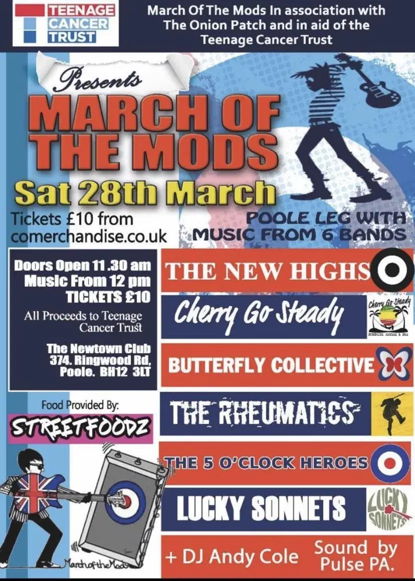 L U C K Y S O N N E T S - March of the Mods Poole