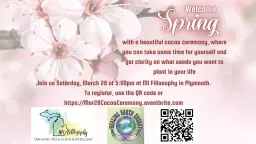 Welcome Spring Cacao Ceremony