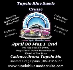 Tupelo Blue Suede Cruise