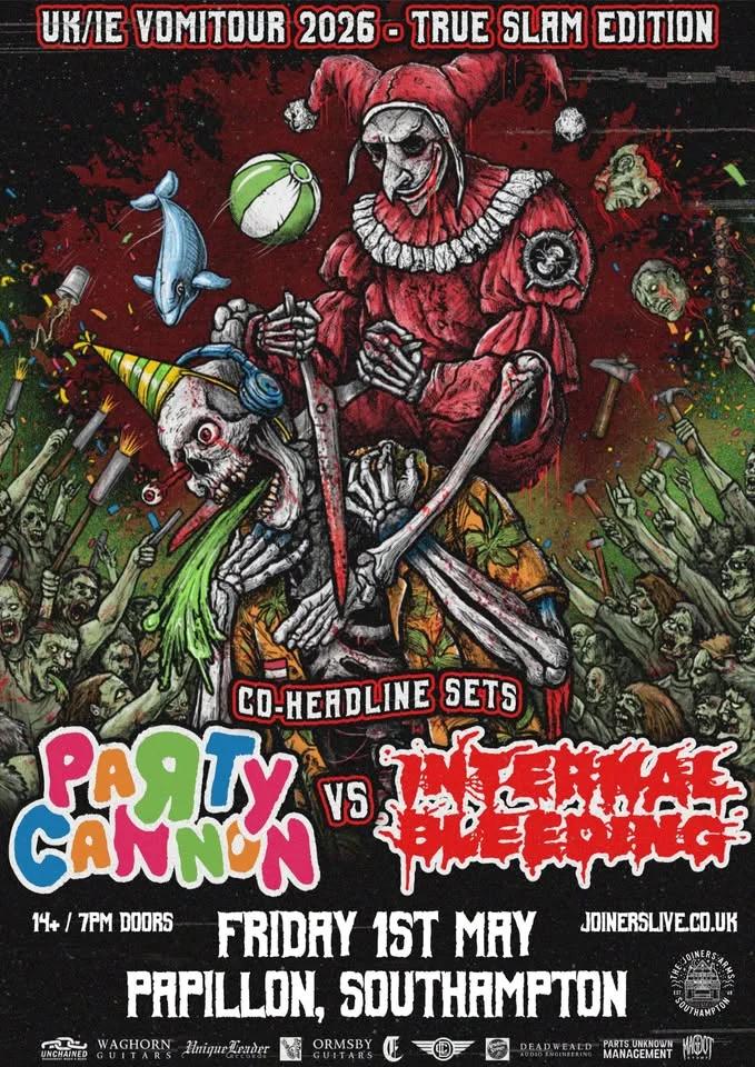 Party Cannon VS Internal Bleeding at Papillon, Southampton