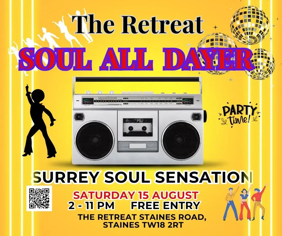 ALL DAYER SOUL EVENT AT THE RETREAT SURREY SOUL SENSATION