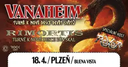 VANAHEIM | RIMORTIS | ROXOR | PLZEŇ - Turné 2026