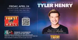 TYLER HENRY - THE HOLLYWOOD MEDIUM: An Evening of Hope and Healing