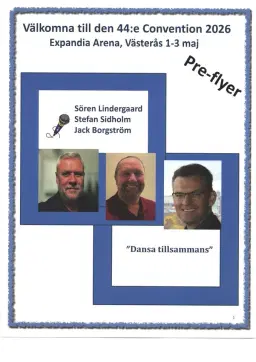 Svenska Convention i Squaredance 2026 i Västerås