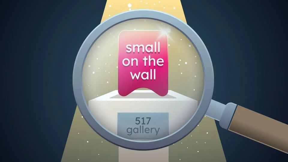 Small on the Wall at 517 Gallery