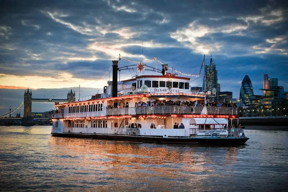 LISF2026 Day3: Rock Steady 60 on the Dixie Queen Thames cruise w/ Keith & Tex + Roy & Yvonne....