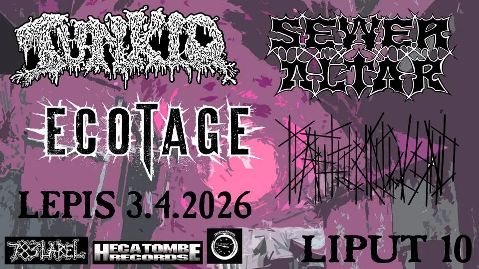 Sewer Altar / Tunkio / DeathFuckingWound / Ecotage @ Lepis