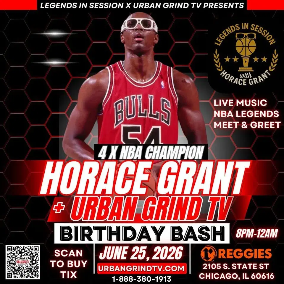 Horace Grant + Urban Grind TV Birthday Bash at Reggies Rock Club