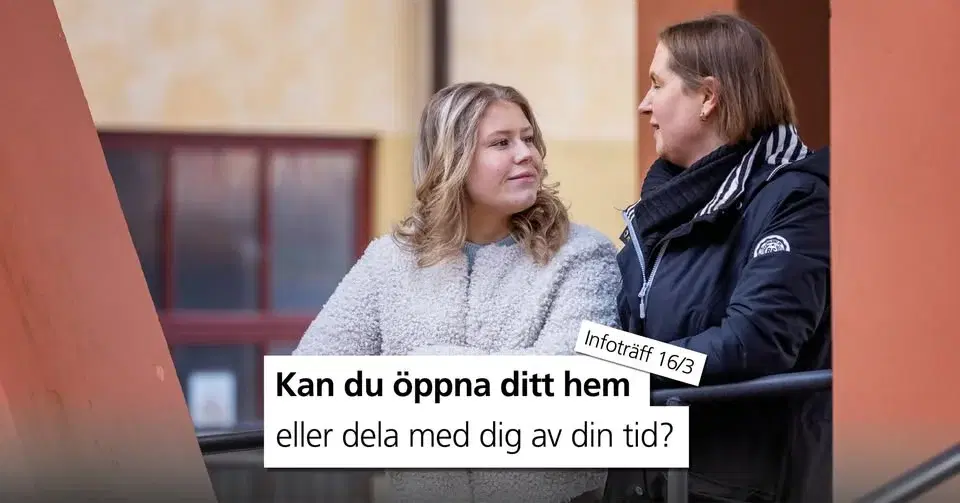 Bli familjehem, jourhem, kontaktfamilj eller kontaktperson