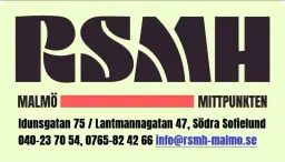 Kallelse med dagordning till Årsmöte för RSMH Mittpunkten Malmö, lördagen den 28 mars kl. 12.00 2026