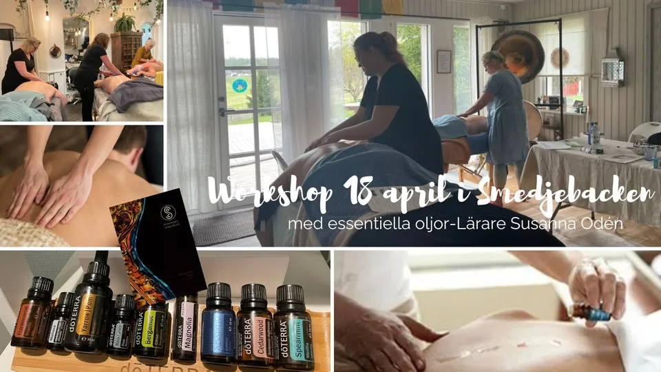 Workshop med essentiella oljor i Smedjebacken 18 april- med Susanna Odén