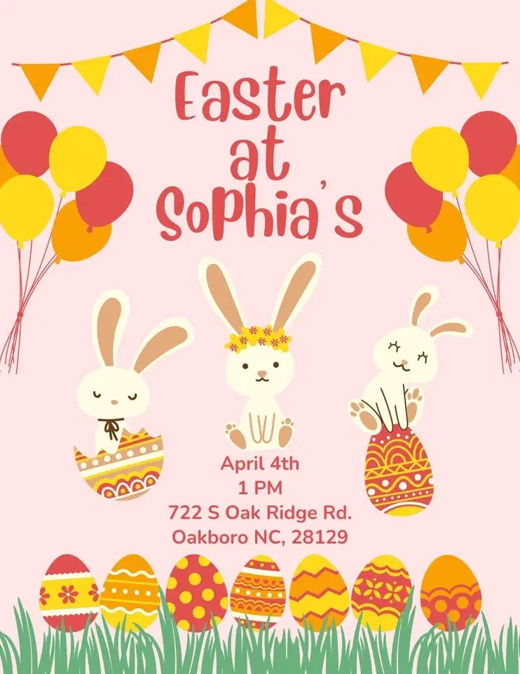 Easter at Sophia’s