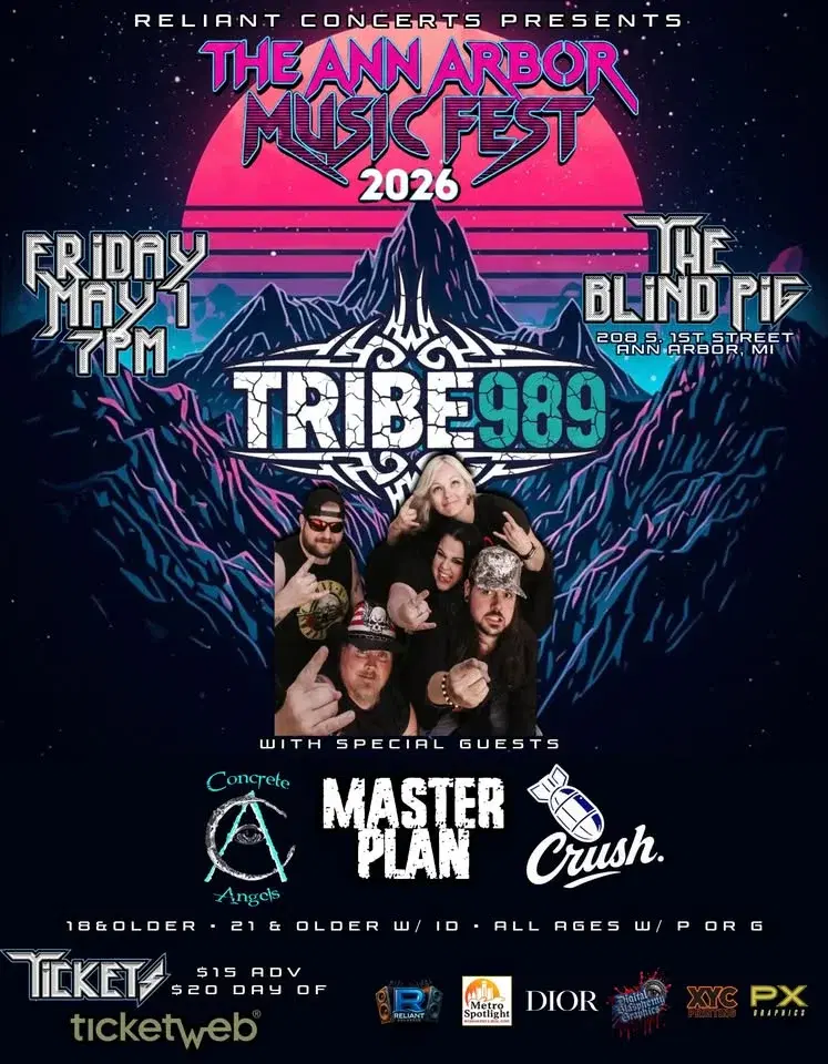 The Ann Arbor Music Festival 2026 at The Blind Pig featuring: TRIBE989