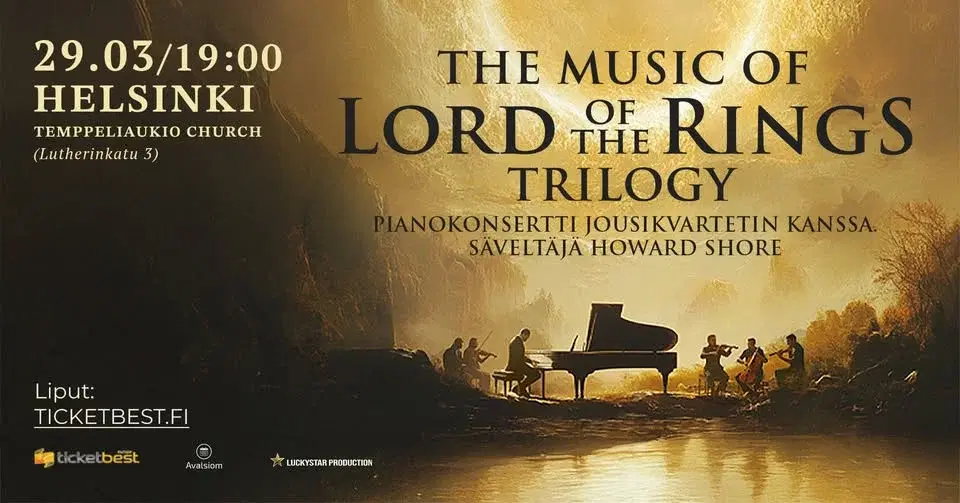 The Music of "The Lord of the Rings" Trilogy – Piano Recital with String Quintet